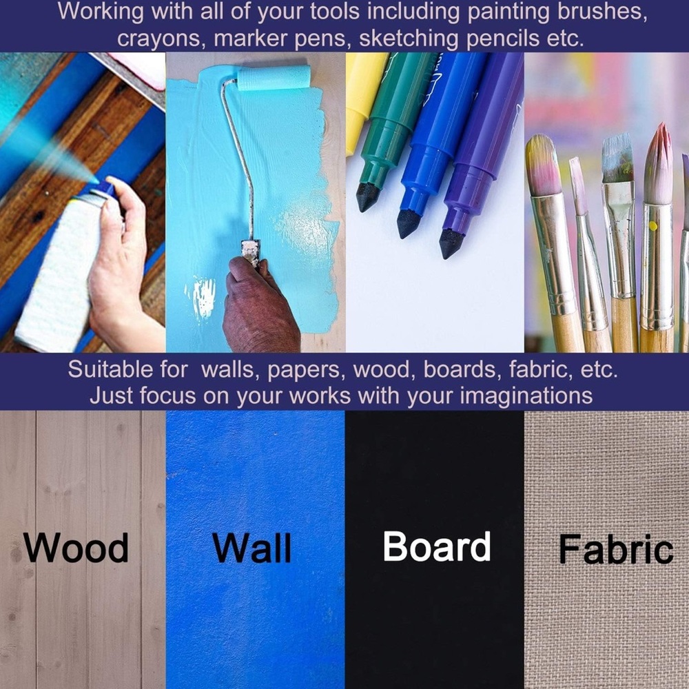 New 12 Phrase Stencils in Two Sizes for Motivation, Inspiration Back to School - Picture 7 of 7